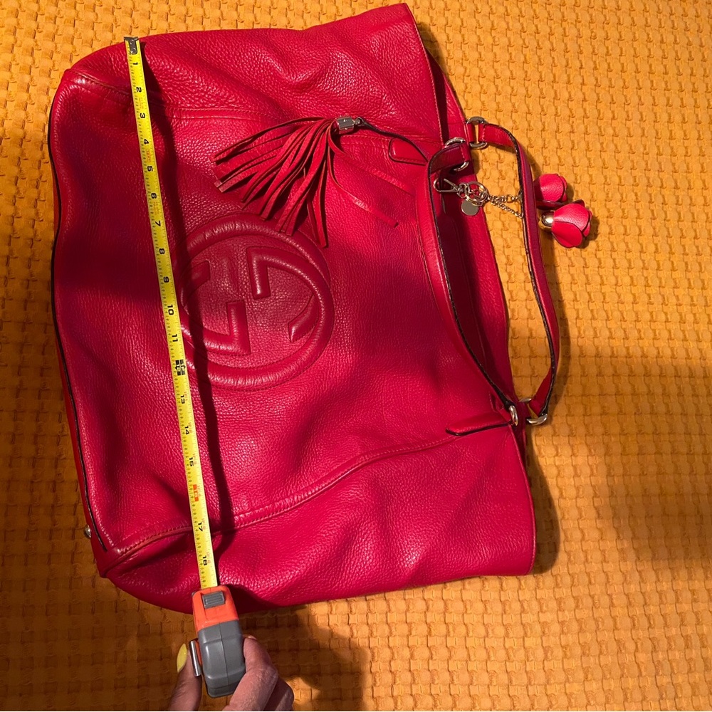 Gucci Soho tote red, large size - Picture 7 of 15